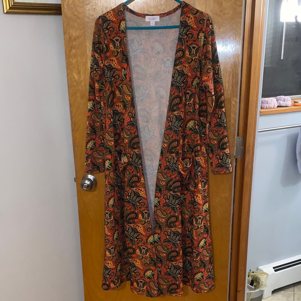 LuLaRoe Multicolor Paisley Cardigan